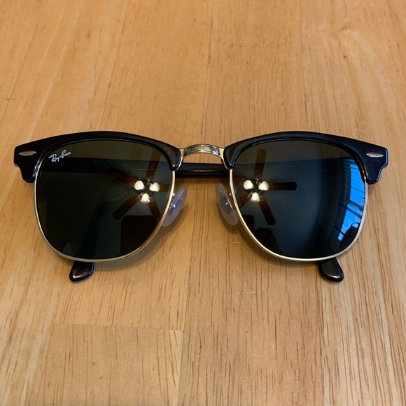 Ray-Ban Accessories - Ray-Ban 3016 Clubmaster Black Gold Tortoise Classics Sunglasses Black Gold